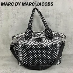 MARC BY MARC JACOBS マザーズバッグ ブラック マルチ ★ ■■