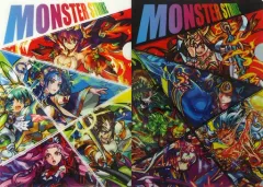 【中古】クリアファイル デザインA A4クリアファイル(2枚セット) 「一番くじ モンスターストライク vol.3 ～5th Anniversary～」 E賞