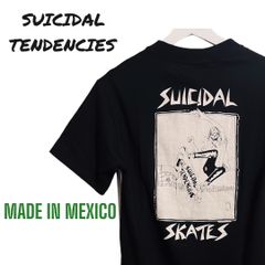SUICIDAL SKATES  ブラック Tシャツ S  MADE IN Mexico 着用感なし SUICIDAL TENDENCIES スイサイダルテンデンシーズ  hard core