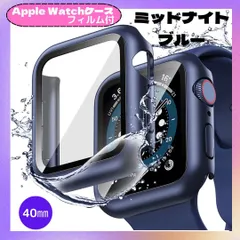 AppleWatch カバー アップルウォッチ ケース 40㎜ ブルー