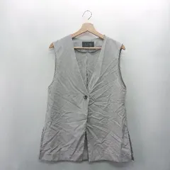 ◇ ⊂ Φ COMME CA ISM コムサイズム ベスト サイズF グレー系 レディース E  【1410100068302】