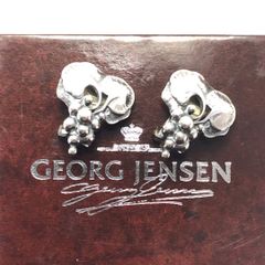 Georg Jensen ムーンライトグレープ ピアス 925 片耳ポスト折れ - メルカリ