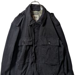 ALPHA M-65 ミリタリージャケット ジャングルファティーグ サテン 黒 