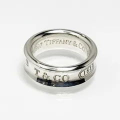 【中古】 ティファニー リング 1837 ナロー ナローリング 指輪 シルバー SV 925 #10.5 6mm幅 レディース