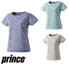 【新品】prince(プリンス) レディース テニス ウエア ゲームシャツ 遮熱 吸汗速乾 半袖 テニス バドミントン パドルテニス ウェア レディース・ウィメンズ ゲームシャツ ライトスムース素材 WS4067