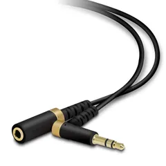 【特価商品】2m ブラック L字型プラグ 3.5φ 高耐久仕様 EHP-35ELS20BK イヤホン延長コード ヘッドホン エレコム