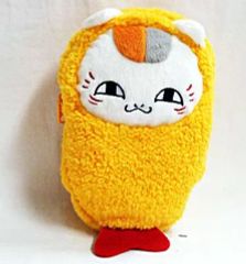 [중고] 가방(캐릭터) 냥코 선생님(새우 플라이 Ver.) 봉제인형 파우치 [나츠메 친구장]