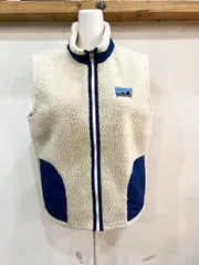 3559★Patagonia/パタゴニア 旧タグ レトロX ボアフリースベスト Kid's Lサイズ(レディースXS相当) クリーム ベスト アウトドア キャンプ★