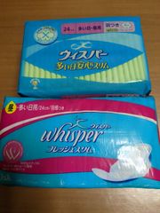 ウィスパー　多い日安心スリム　フレッシュスリム　セット