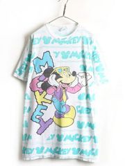80sヴィンテージ ミッキー ミニー Tシャツ wave maker - メルカリ