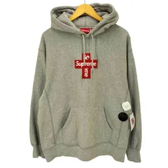 Supreme CROSS BOXグレー パーカー 未使用　クロスボックスロゴ シュプリーム SUPREME Cross Box Logo Hooded Sweatshirt 20FW