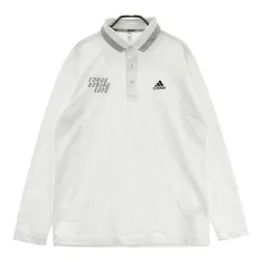 サイズ：O ADIDAS GOLF アディダスゴルフ  長袖ポロシャツ  ホワイト系 [240101422144] ゴルフウェア メンズ ストスト