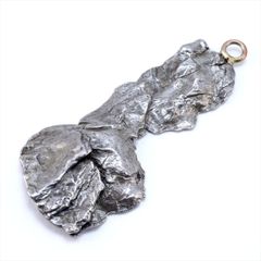 カンポデルシエロ 隕石 12.0g 鉄隕石 原石 ネックレス ペンダント トップ アクセサリー P2552