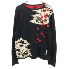 dorobou nikki 泥棒日記 長袖 Tシャツ 中 黒 ロンT メンズ 古着