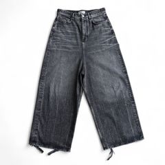 BALENCIAGA バレンシアガ ブラック ハイウェスト サルエル バギーデニム サイズ25 新品