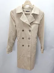 ◇ ◎ URBAN RESEARCH ROSSO ロッソ 日本製 薄手 シンプル 長袖 トレンチ コート サイズS ベージュ レディース E  【1405140028683】のサムネイル