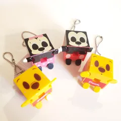 ディズニー　Disney　ミッキー　ミニーちゃん　プーさん　手足パタパタフィギュアキーホルダー　セット　まとめ売り