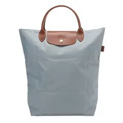 新品 ロンシャン LONGCHAMP ハンドバッグ ル プリアージュ オリジナル ショッピングバッグ Mサイズ スティール