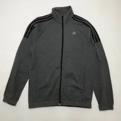 adidas アディダス スウェットトラックジャケット  インドネシア製 メンズS ブラック/グレー