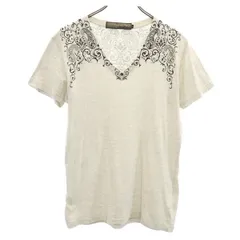 アユイテ 日本製 Vネック 半袖 Tシャツ 2 グレー系 AYUITE メンズ 【中古】  【230511】 メール便可