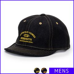 【新品・未使用】 ベースボールキャップ メンズ キャップ アンパイヤキャップ アンパイア 深め つば短い つば 短め ツバ 短い 無地 ショート バイザー ポケッタブル おしゃれ かわいい 可愛い 刺繍 春 春夏 夏 帽子 デニムブラック 黒 VS3-144