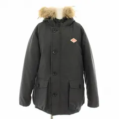 ダントン DANTON ダウンジャケット アウター フード ラクーンファー 36 ダークグレー JD-8532 LAS /YT