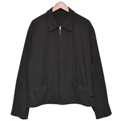 美品 COMOLI コモリ シルクネップジップショートジャケット 2 ブラック COMOLI (コモリ) シルクネップ ジップショートジャケット [BLACK]