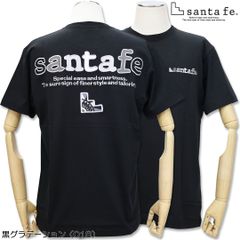 サンタフェ Santa Fe 異素材切替 ロゴアップリケ Tシャツ 50 j3a 