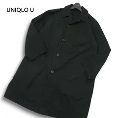 UNIQLO U ユニクロ ユー ルメール 秋冬★ ステンカラー コート Sz.L メンズ 黒