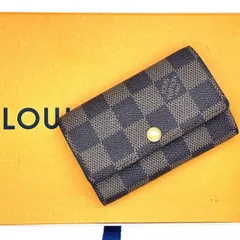 【毎日を彩るダミエのキーケース】　LOUIS VUITTON ルイヴィトン　6連キーケース ミュルティクレ6 ダミエグラフィット レディース PVC エベヌ　ブラウン N62630