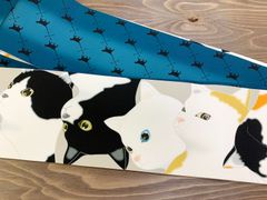 美品】WAKKA 半幅帯 猫迷路 - メルカリ