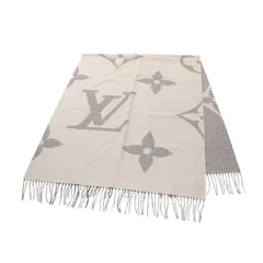 ルイ・ヴィトン LOUIS VUITTON マフラー エシャルプ モノグラム ジャイアント M77951 その他 マフラー メンズ Used A