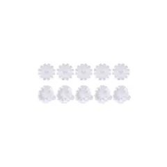 【特価セール】スモール:10個セット 軟骨ピアス キャッチ シリコン 花型 対応 ボディピアス [ROQUE]