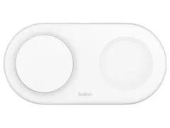【新品・2営業日で発送】BELKIN WIZ021QCWH BoostCharge Pro Qi2 15W 搭載 2-in-1 ワイヤレス充電パッド ホワイト WIZ021QCWH 15W 