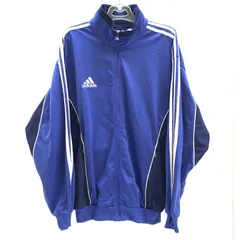 【中古】ｵｰﾙﾄﾞadidas トラックジャケット L ブルー[92]