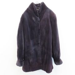 裾周り196cm✨サガミンク シェアード調 ティアード 染め 袖ロール