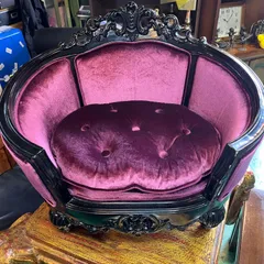 ✦王室気分✦ ロココ調アンティーク イタリア製 ゴブラン織 猫脚