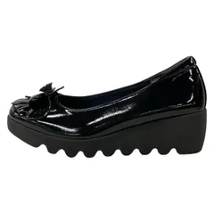 ⭐️未使用級⭐️ヒルズアヴェニュー　パンプス　ウェッジソール　厚底　ブラック ヒルズアヴェニュー HILLS AVENUE プレーンウェーブソール