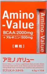 【新品】アミノバリュー 大塚製薬 BCAA サプリメントスタイル 4.5g×10本 粉末 アミノ酸 アルギニン 筋肉痛