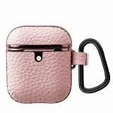  エレコム airpods ケース レザー メッキ加工 2019/2016発売モデル対応 ライトピンク 送料無料 即納