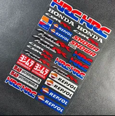 ★アウトレット★新品 MotoGP HRC RACING CBR 20 x 26 cm レーシング ステッカー HONDA デカール アクセサリーのサムネイル