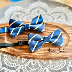 kdc2b 親子 蝶ネクタイ お揃い コーデ キッズ 蝶ネクタイ ネクタイ 入学式 卒園式 フォーマル 結婚式 発表会 演奏会 スーツ 披露宴 パーティー ハロウイン クリスマス 七五三 ベビー ジュニア 子供用 ゴムひも簡単 装着 男の子 柄 無地