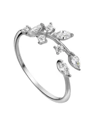 [michooyel] シルバー925 月桂樹の葉 リング 指輪 レディース おしゃれ かわいい 人気 ブランド ファインジュエリー アクセサリークリスマス 誕生日 プレゼント 上品 大人 アレルギー対応 女性 ギフト