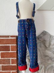 【Size 110】vintage オシュコシュ 車 サロペット oshkosh ヴィンテージ オーバーオール