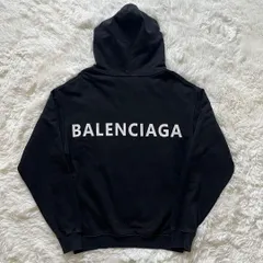 ◇美品・オーバーサイズ◇ BALENCIAGA フードパーカー ロゴマーク