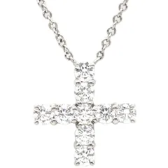 ハリーウィンストン Harry Winston ネックレス ミニクロスペンダント Pt950 ダイヤモンド プラチナシルバー 9P 9石  PEDPREMCRMC 【箱】【中古】のサムネイル