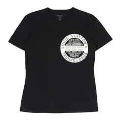 極美品 ルイヴィトン tシャツ カットソー 金ボタン ビックロゴ レディース カジュアル☆胸元のロゴがお洒落【LOUIS VUITTON】Tシャツ