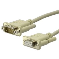 【特価商品】RS232C 延長ケーブル 1.5m アクロス Dsub9Pオス-Dsub9Pメス ADE285