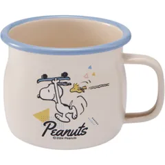 ☆ スケートボード ☆ PEANUTS ホーローマグカップ ホーロー マグカップ 日本製 豊琺瑯 SNJ-243 ホーローマグカップ カップ コップ スヌーピー グッズ PEANUTS ピーナッツ グリーンフィールド 約 380ml 琺瑯 かわいい おしゃれ