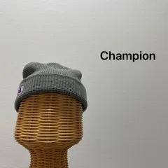 Champion チャンピオン ニット帽 帽子 キャップ 刺繍ロゴ ワッチ ビーニー グレー ユニセックス 玉SS2611